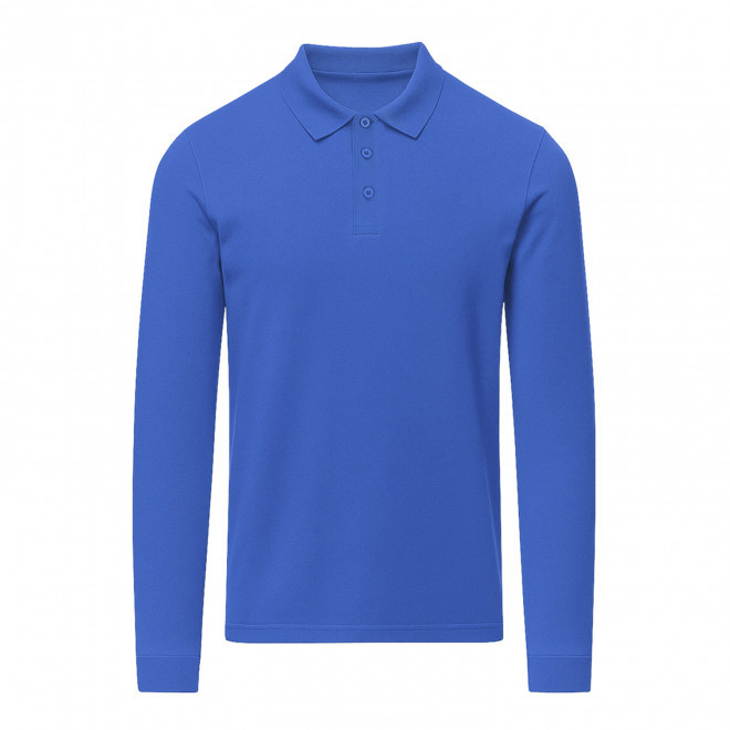 POLO MIXTE COULEUR PERSONNALISABLE 'CHARLOT' - bleu royal