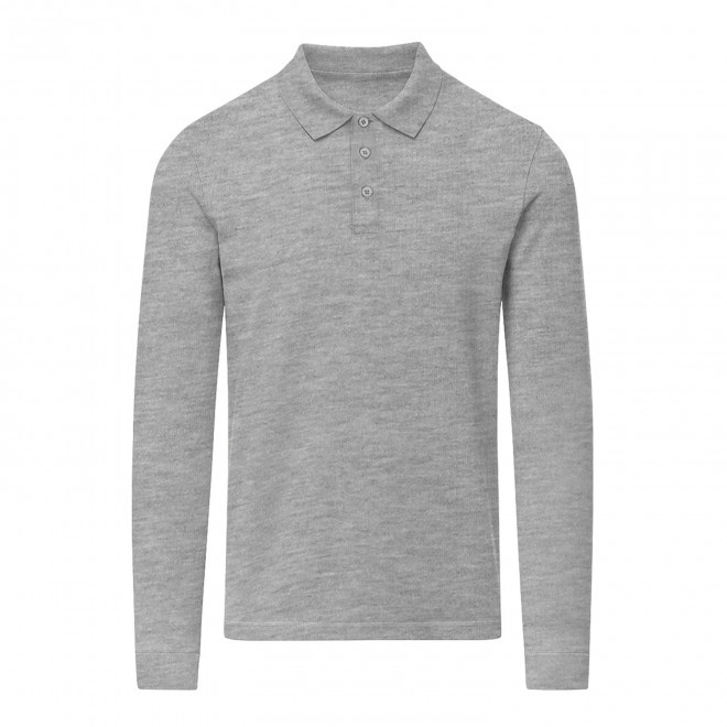 POLO MIXTE COULEUR PERSONNALISABLE 'CHARLOT' - gris