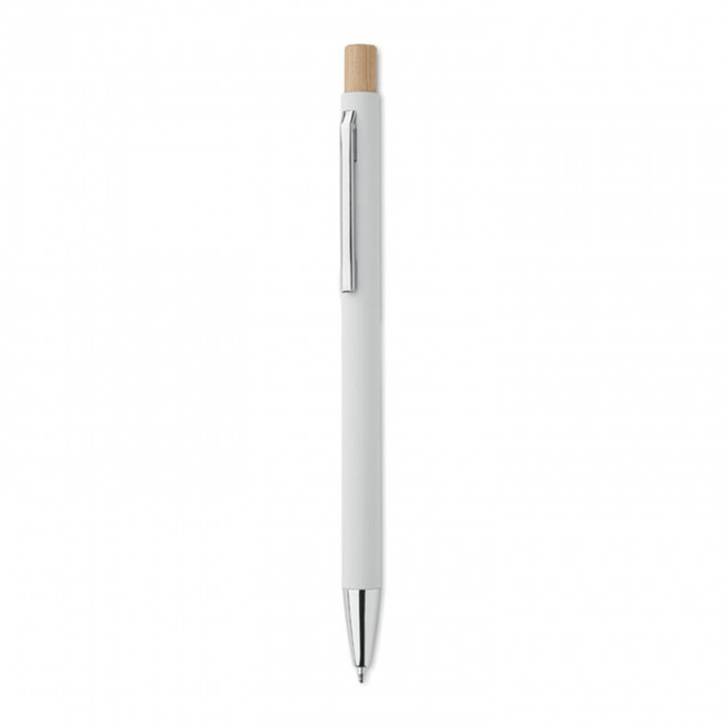 STYLO ALU RECYCLE PERSONNALISE 'DANA SLIM' - blanc