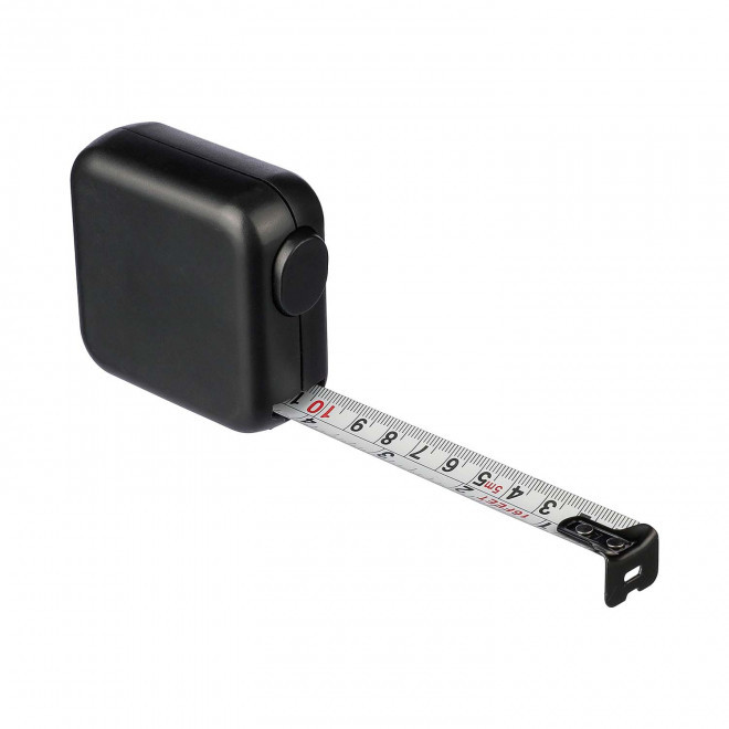 METRE RUBAN PERSONNALISE ABS 5 M 'TOLI' - noir