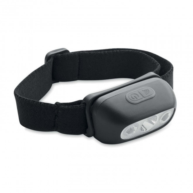 LAMPE FRONTALE PERSONNALISEE 'ELOX' - noir