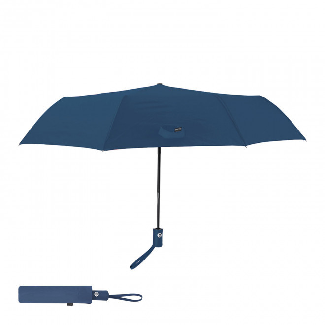 PARAPLUIE PERSONNALISABLE 'THURSO RPET COLOR'  - bleu