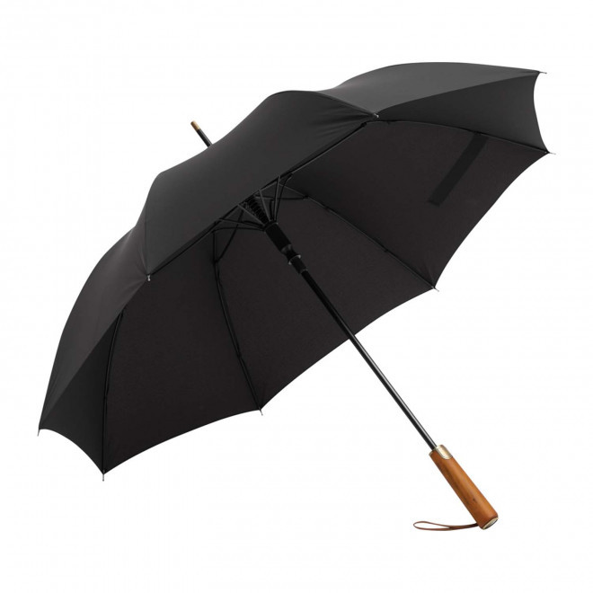 PARAPLUIE DROIT PERSONNALISABLE 'FAIRLIE' - noir