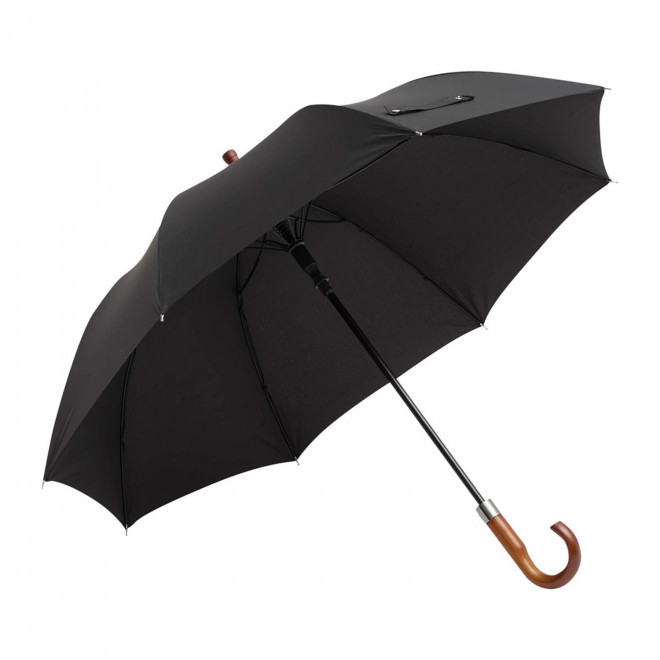 PARAPLUIE CANNE PERSONNALISABLE 'ANDREW' - noir