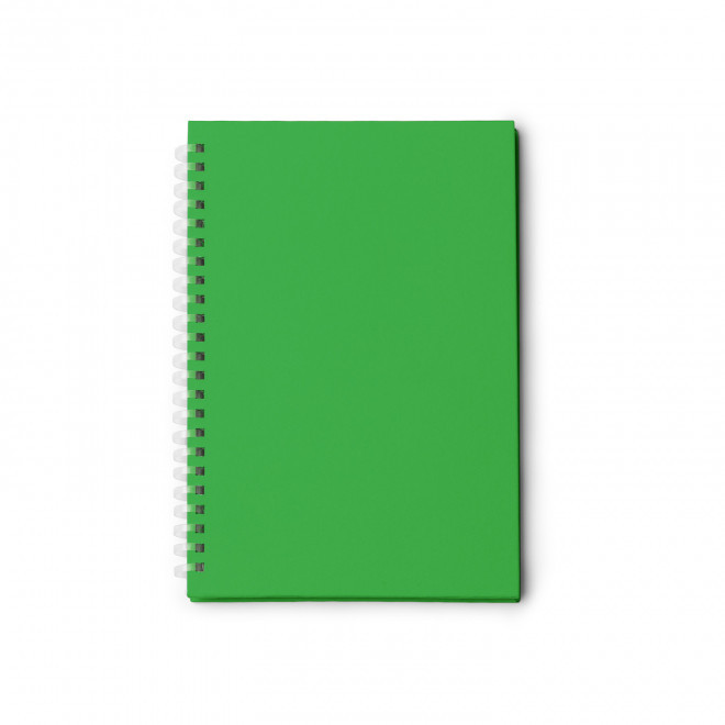 CARNET SPIRALE PERSONNALISABLE 'MISTREL' - vert