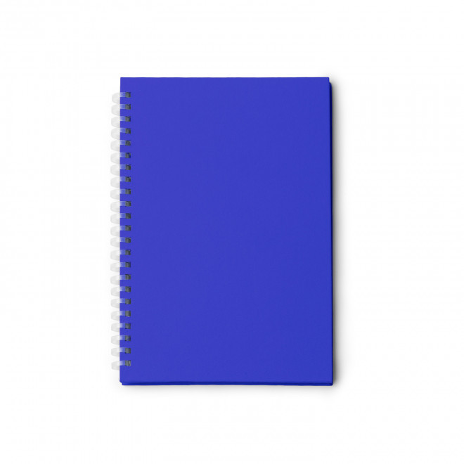 CARNET SPIRALE PERSONNALISABLE 'MISTREL' - bleu