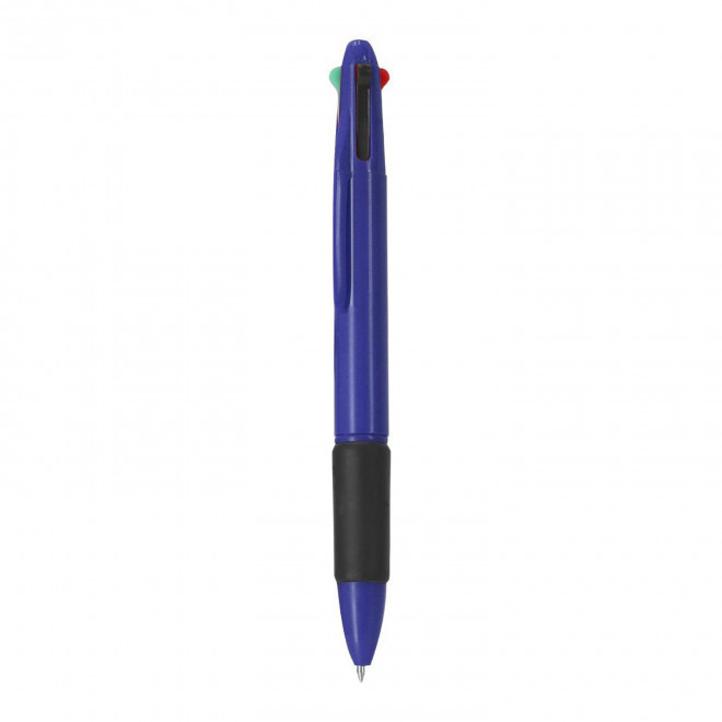 STYLO 4 COULEURS PERSONNALISE 'TERAMI' - bleu
