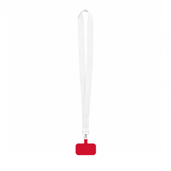 TOUR DE COU TEL PERSONNALISABLE 'OBLA SUBLI RPET' - rouge