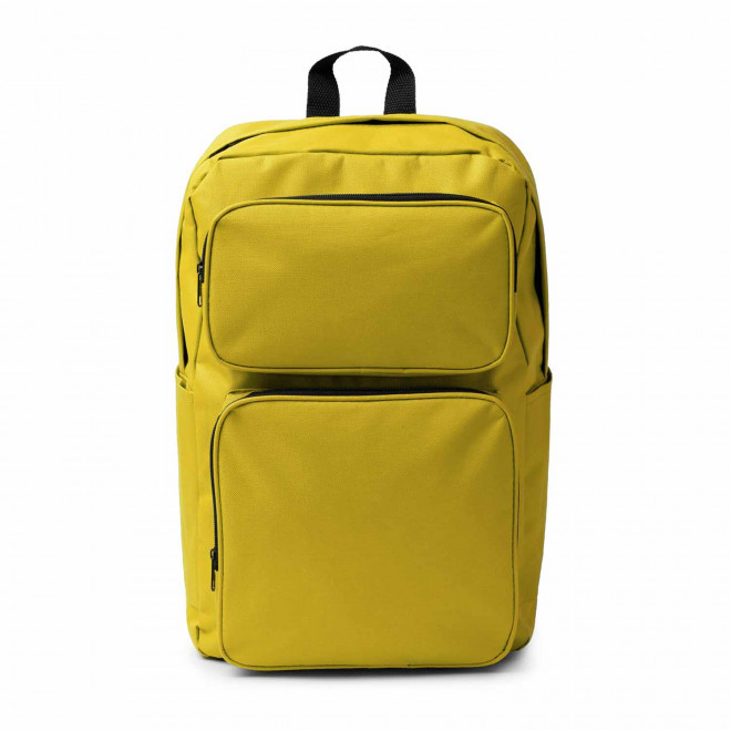 SAC A DOS RPET 600D PERSONNALISABLE 'CARLY' - jaune
