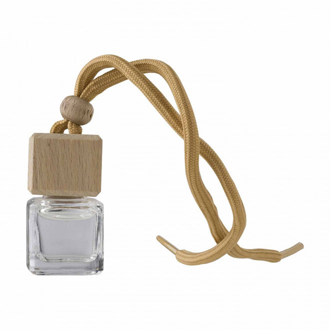 DESODORISANT VOITURE PERSONNALISE 'ROMANO' - brun