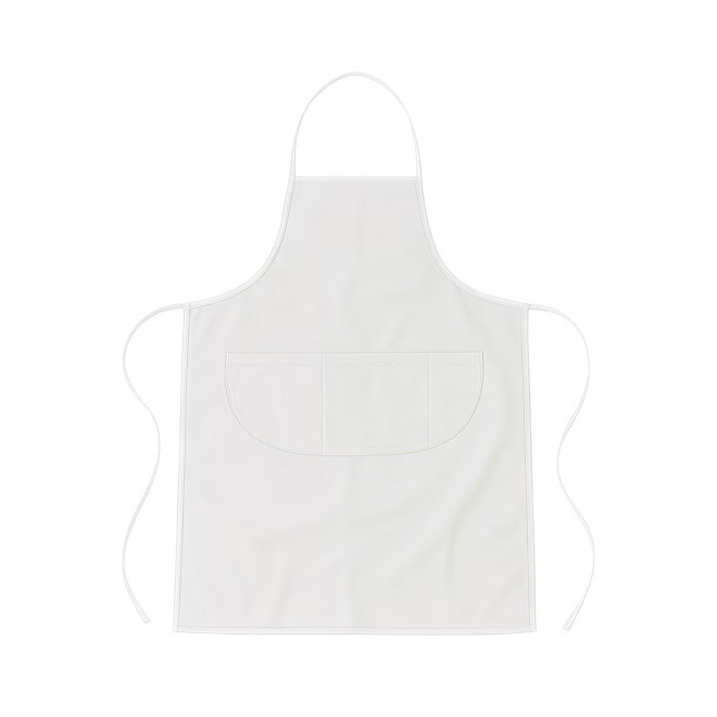 TABLIER LONG PERSONNALISABLE 'ITATAB LONG' - blanc