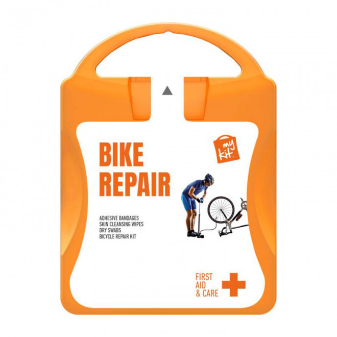 KIT DE REPARATION VELO PERSONNALISABLE 'HERSTO' - orange