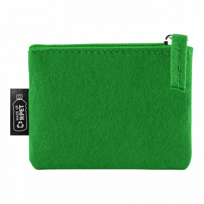 PORTE MONNAIE PERSONNALISE EN FEUTRE 'REDDY COULEUR' - vert