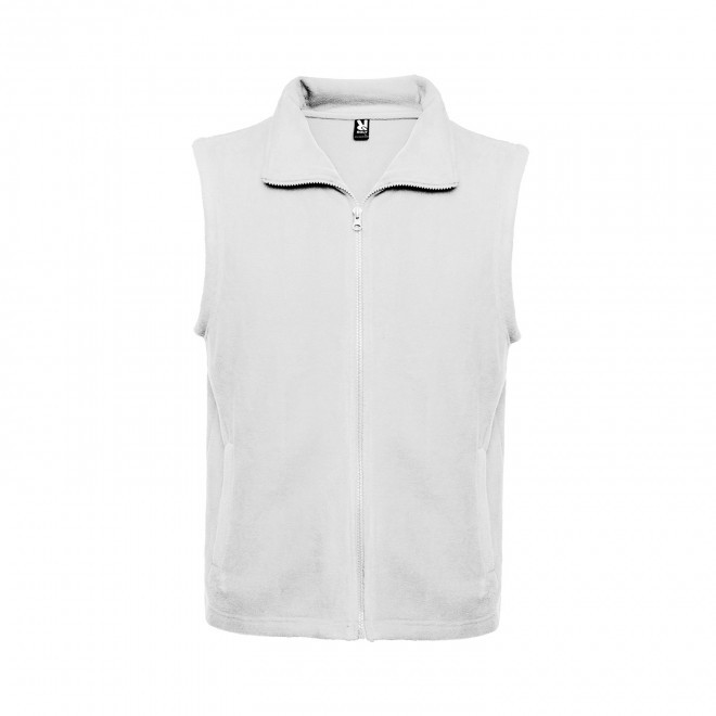 POLAIRE SANS MANCHES PERSONNALISÉE UNISEXE 300G 'NEW BELLAGIO' - blanc