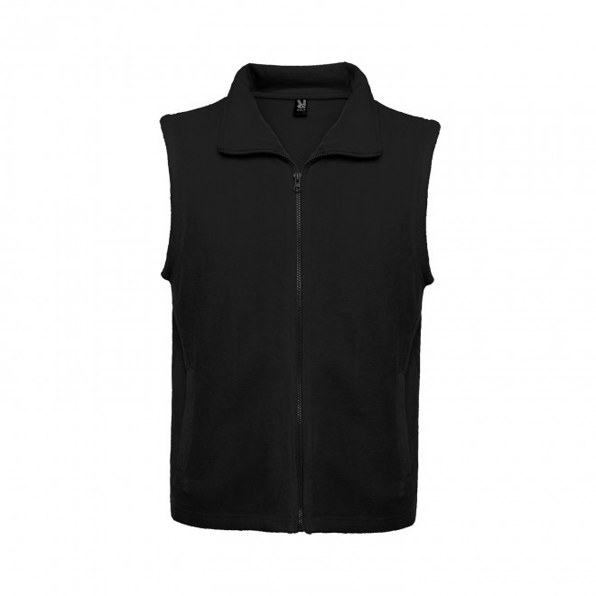 POLAIRE SANS MANCHES PERSONNALISÉE UNISEXE 300G 'NEW BELLAGIO' - noir