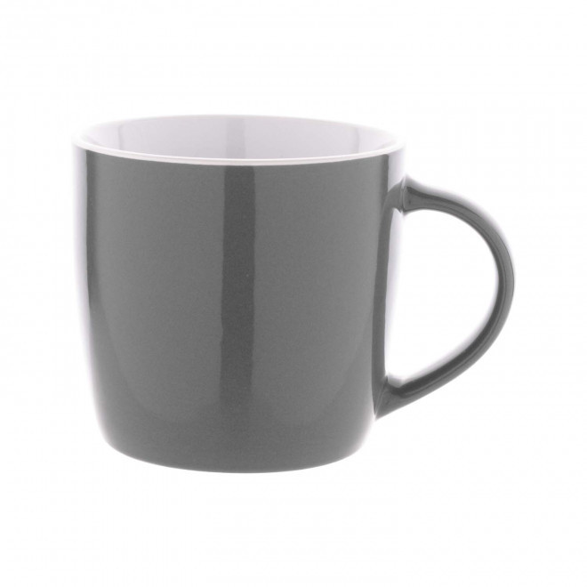 MUG CERAMIQUE 370ML PERSONNALISABLE 'MERAG' - gris