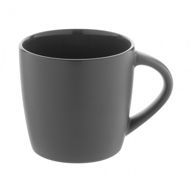 MUG CERAMIQUE PERSONNALISABLE 300ML 'BITWO' - gris