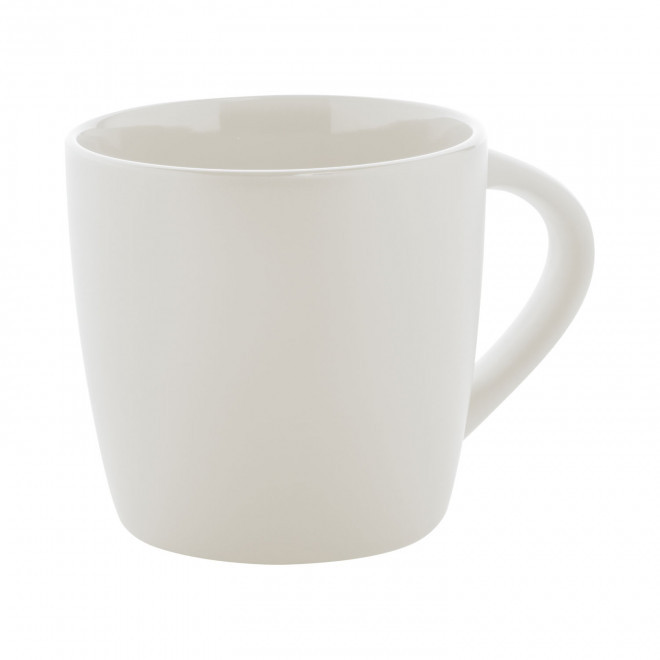 MUG CERAMIQUE PERSONNALISABLE 300ML 'BITWO' - écru