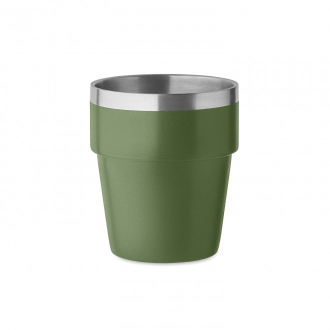 GOBELET ISOTHERME RECYCLE 250ML PERSONNALISABLE 'RITOC' - vert