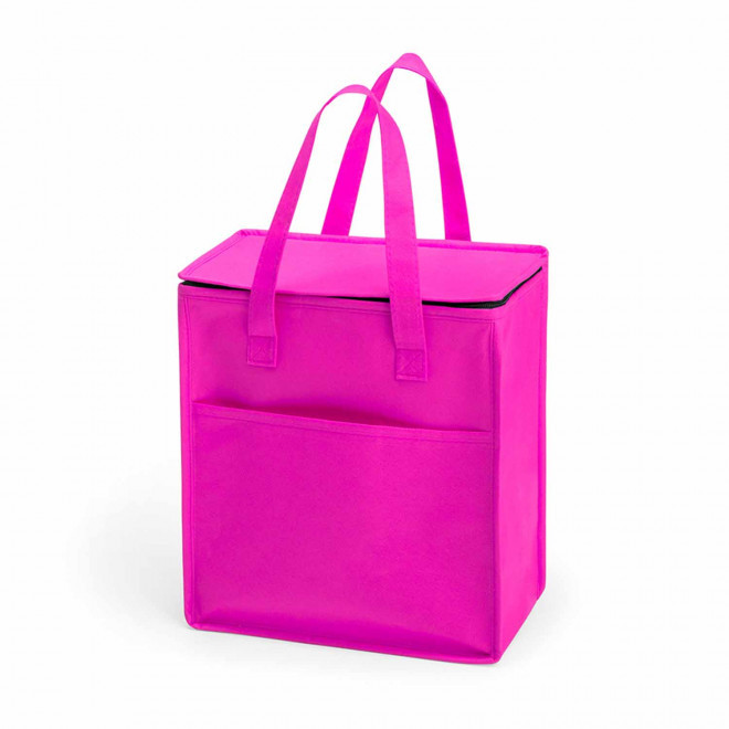 SAC ISOTHERME NON TISSE PERSONNALISABLE 'MALIKTA FLASHY' - fuchsia