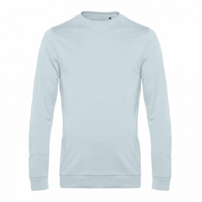 SWEAT COL ROND HOMME PERSONNALISABLE 'TERRY' - bleu ciel