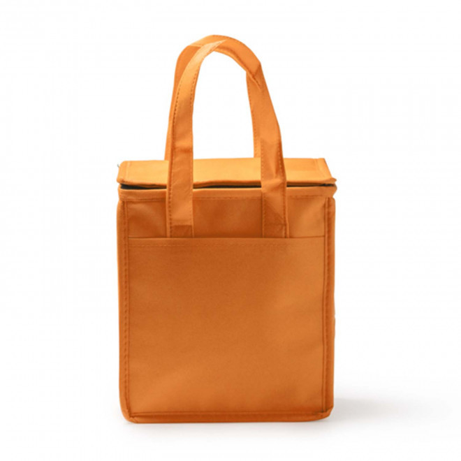 SAC ISOTHERME NON TISSE PERSONNALISABLE 'MALIKTA' - orange