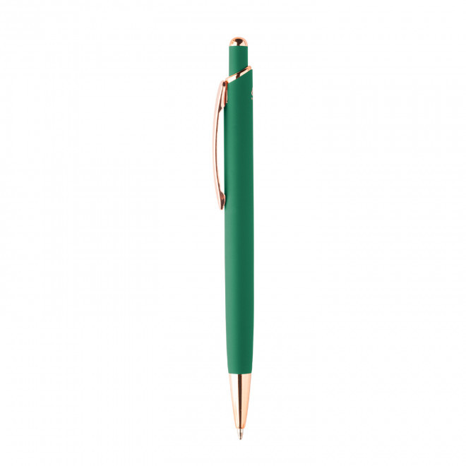 STYLO PERSONNALISABLE EN ALUMINIUM RECYCLE 'QUEEN' - vert
