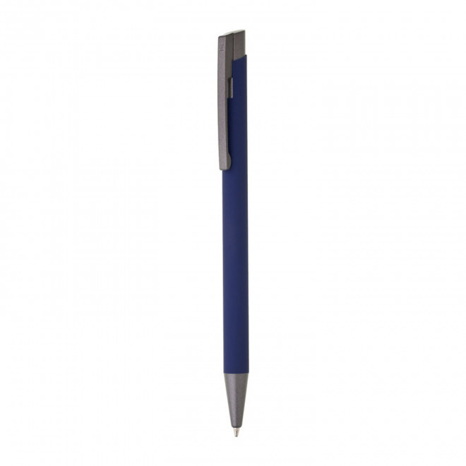 STYLO EN ALUMINIUM FIN PERSONNALISE 'MELEIS' - bleu marine