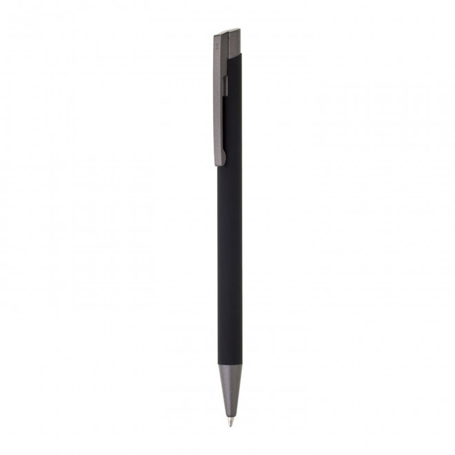 STYLO EN ALUMINIUM FIN PERSONNALISE 'MELEIS' - noir