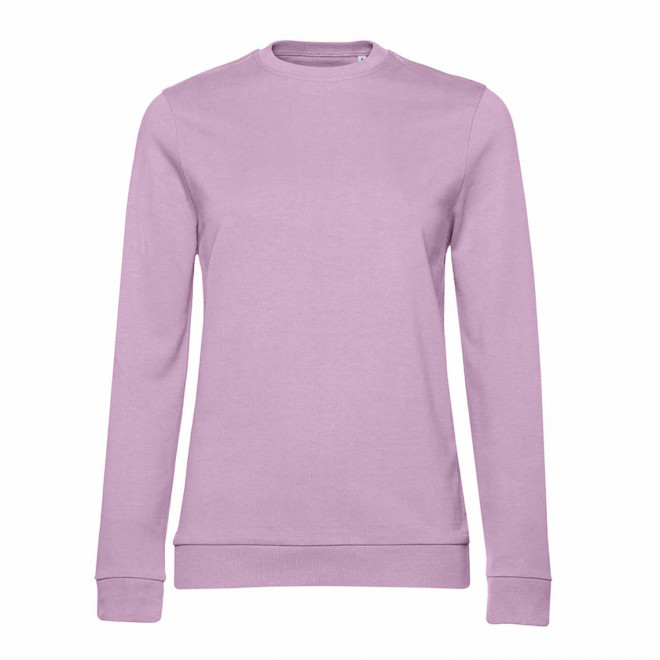 SWEAT COL ROND FEMME PERSONNALISABLE 'TERRY' - rose
