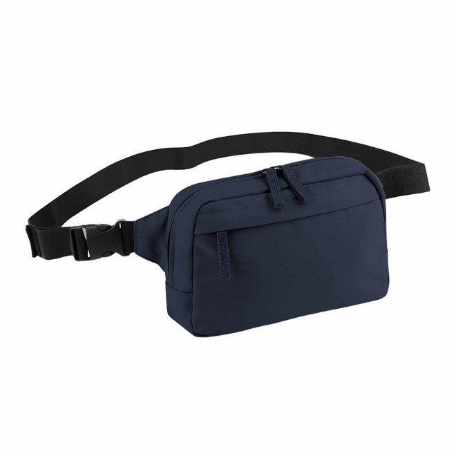 SAC BANANE CROSSBODY RPET PERSONNALISABLE 'CROSBO' - bleu marine