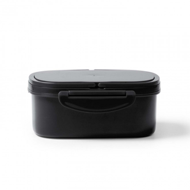 LUNCH BOX AVEC POIGNEES 1L PERSONNALISABLE 'PICNU' - noir