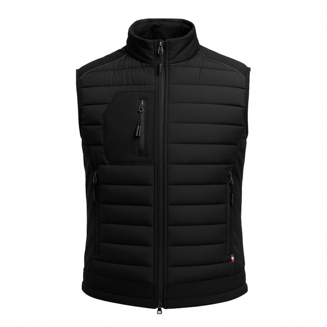 DOUDOUNE/SOFTSHELL PERSONNALISABLE MIF HOMME 'MORVAN' - noir