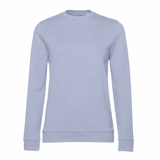 SWEAT COL ROND FEMME PERSONNALISABLE 'TERRY' - lavande