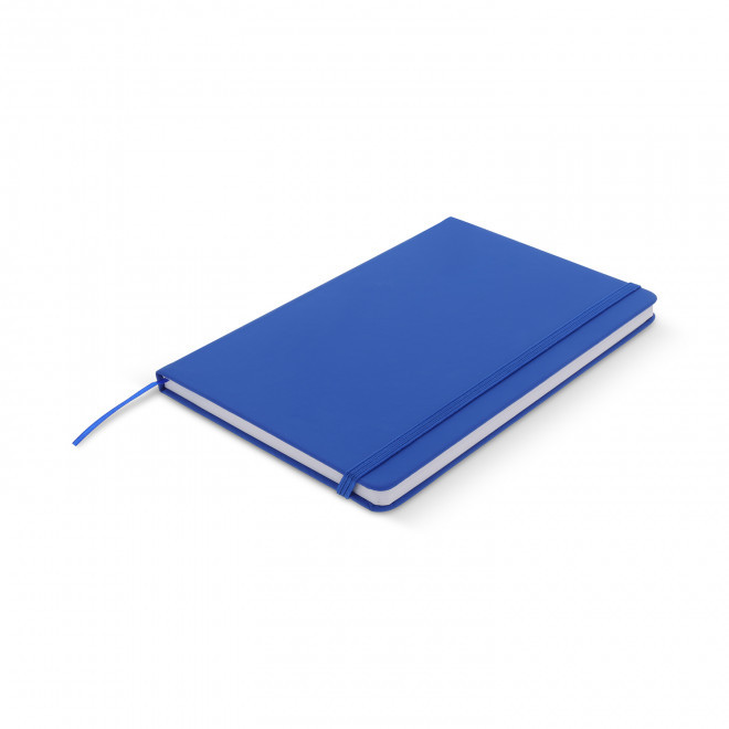 CARNET A5 PUBLICITAIRE EN PU 'DOTTED' - bleu royal