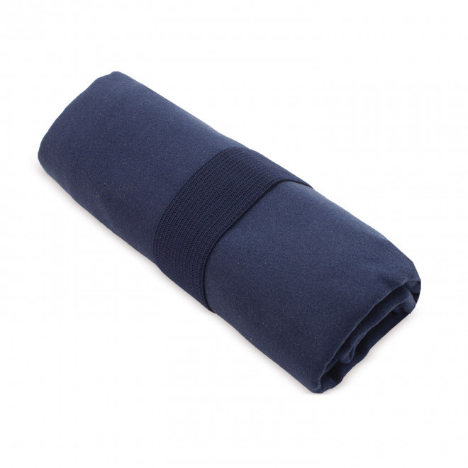 SERVIETTE PUBLICITAIRE MICROFIBRE 'MELLOW 40X90' - bleu marine