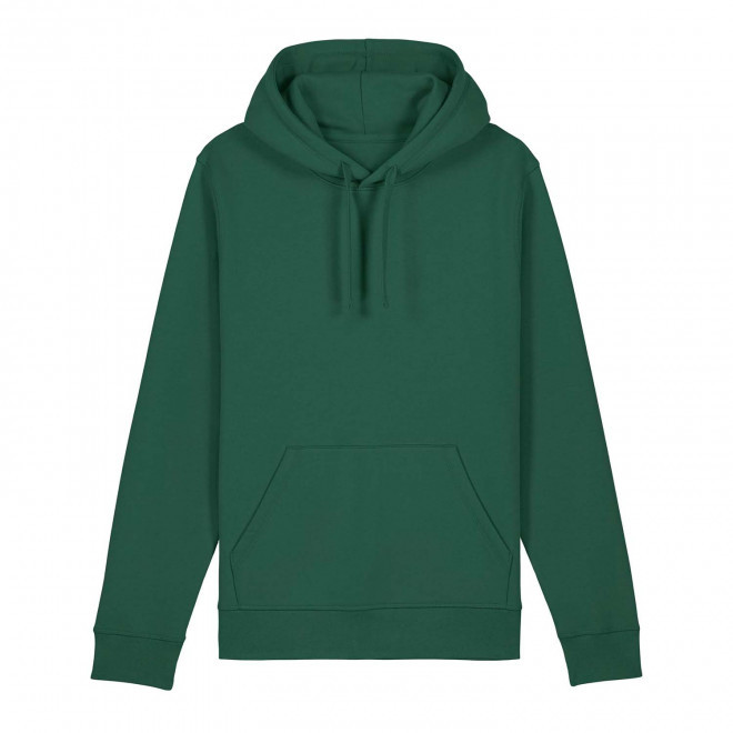 SWEAT-SHIRT CAPUCHE MIXTE PERSONNALISE 'DRUMMER 2.0' - vert bouteille
