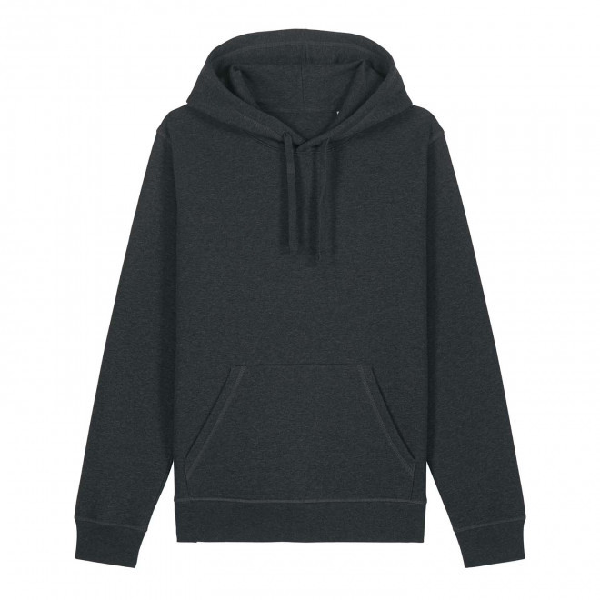 SWEAT-SHIRT CAPUCHE MIXTE PERSONNALISE 'DRUMMER 2.0' - gris foncé chiné
