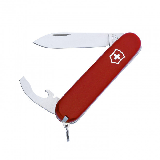 COUTEAU DE POCHE VICTORINOX PERSONNALISE 'BANTAM' - rouge