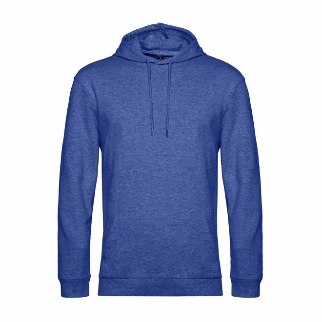 SWEAT CAPUCHE MIXTE PERSONNALISABLE 'TERRY' - royal chiné