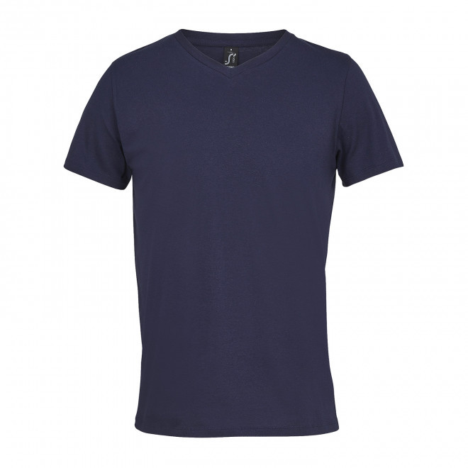 TEE-SHIRT MIXTE COULEUR PERSONNALISABLE 'REGENT V' - bleu marine