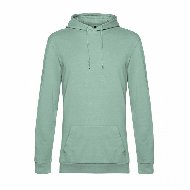 SWEAT CAPUCHE MIXTE PERSONNALISABLE 'TERRY' - sauge