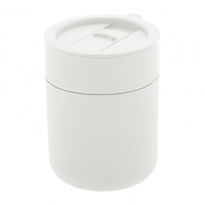 MUG PERSONNALISE EN CERAMIQUE ET SILICONE 'CERAMU'  - gris