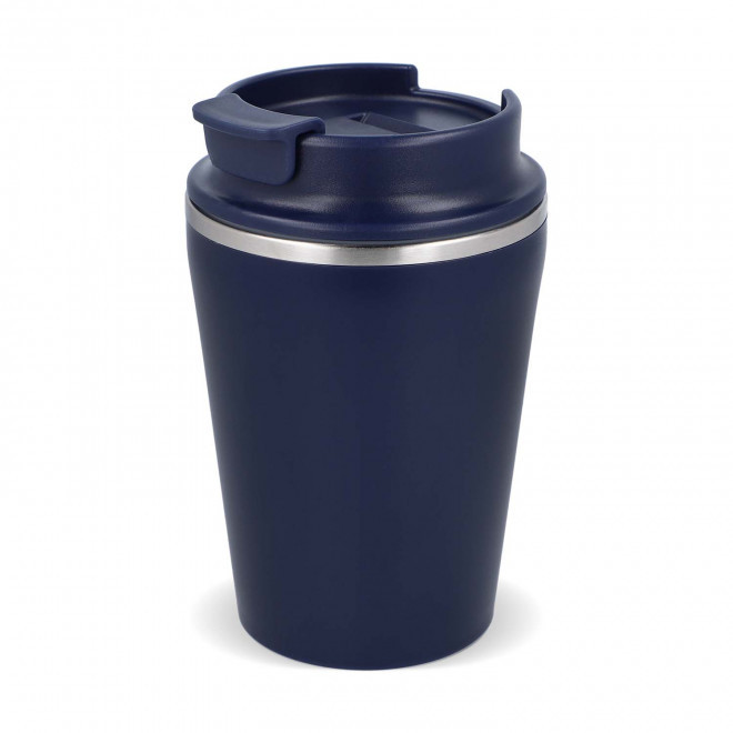 MUG ISOTHERME RECYCLE 280ML PERSONNALISABLE 'TENDENZE MINI' - bleu foncé