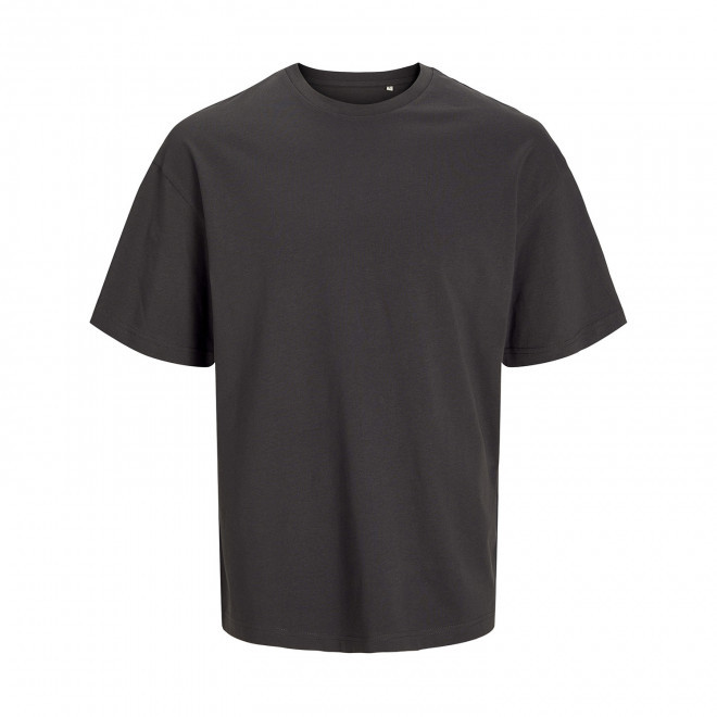 TEE-SHIRT MIXTE OVERSIZE PERSONNALISE 'JACKTO' 180G/M2 - gris anthracite