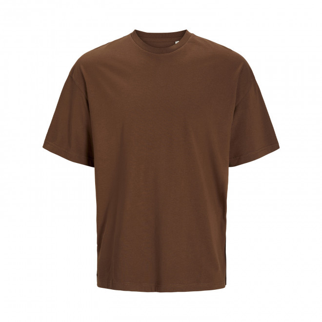 TEE-SHIRT MIXTE OVERSIZE PERSONNALISE 'JACKTO' 180G/M2 - brun