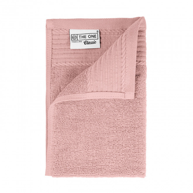 SERVIETTE PUBLICITAIRE COTON 'PUREL 30X50' - saumon