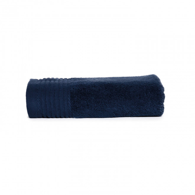 SERVIETTE PUBLICITAIRE COTON 'PUREL 50X100' - bleu marine