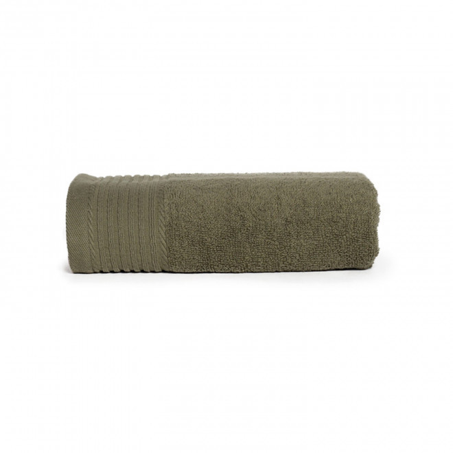 SERVIETTE PUBLICITAIRE COTON 'PUREL 50X100' - vert olive
