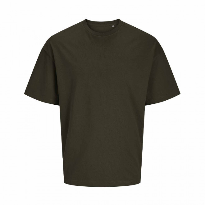 TEE-SHIRT MIXTE OVERSIZE PERSONNALISE 'JACKTO' 180G/M2 - vert foncé